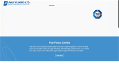 Desktop Screenshot of polyfluoroltd.com