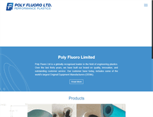 Tablet Screenshot of polyfluoroltd.com